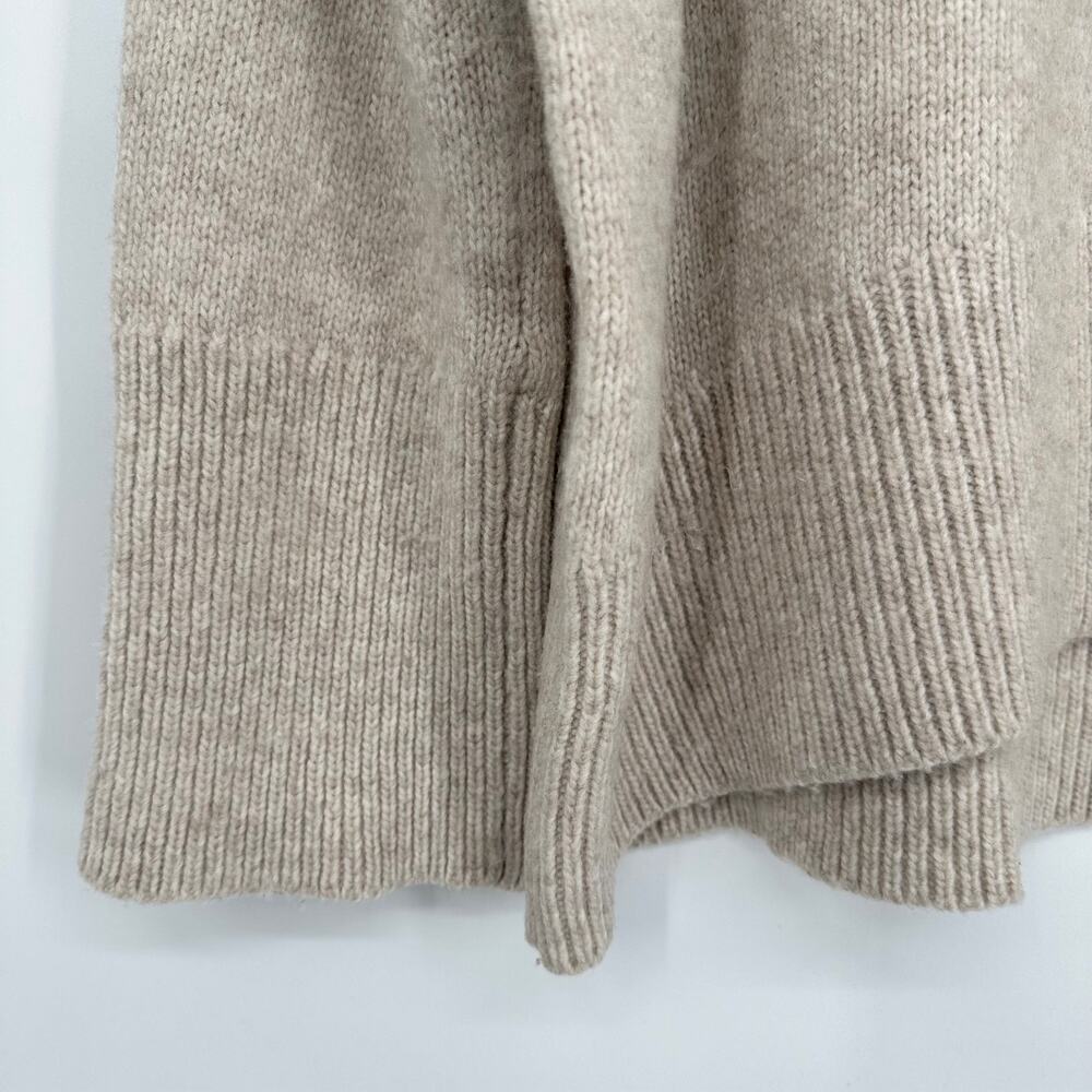 Ralph Lauren Chunky Knit Turtleneck Sweater Preppy Classic Cozy Oversized Beige - Picture 5 of 12
